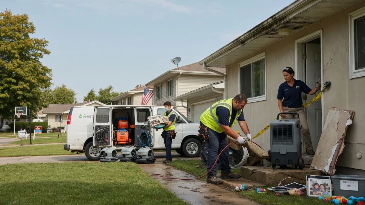 Water Damage Restoration in Auburn, IL near me